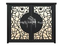 تکمیل معماری نمای ساختمان با درب و حفاظ پایون کد 012