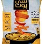 فرنچ فرایز صادراتی برند سی پوت 2.5 کیلویی