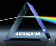 منشور مثلثی بزرگ درابعاد 5*5*5شفاف و دقیق 