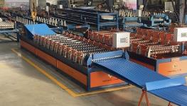 فروش خط کامل دستگاه تولید ورق شیروانی 09121889200